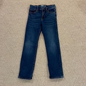 Size 10 boys dark blue jeans with adjustable waist